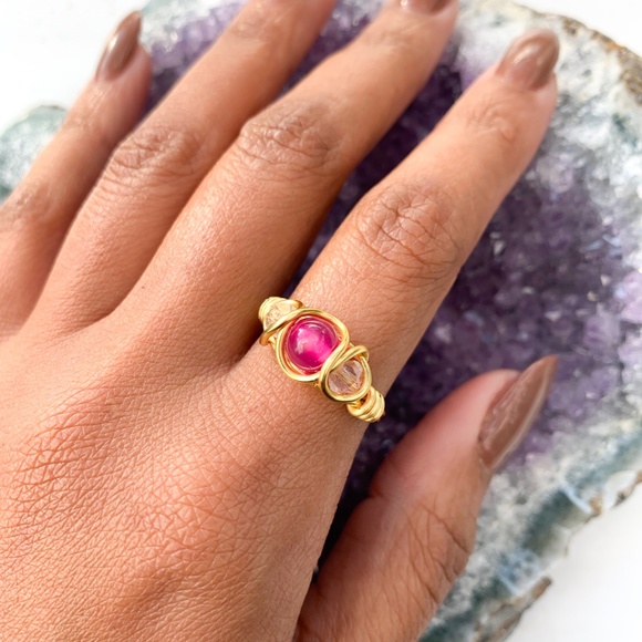 Jewels By Jas Jewelry - *SOLD*Pink Quartz Ring